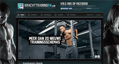 Desktop Screenshot of krachttrainingen.com